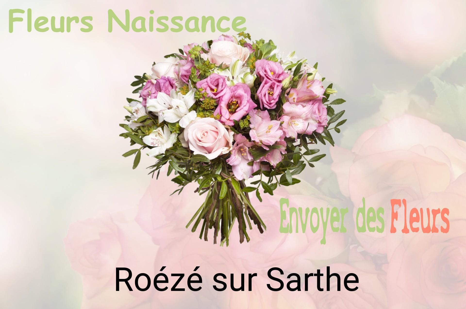 Bouquet de fleurs de naissance livré à Roézé-sur-Sarthe