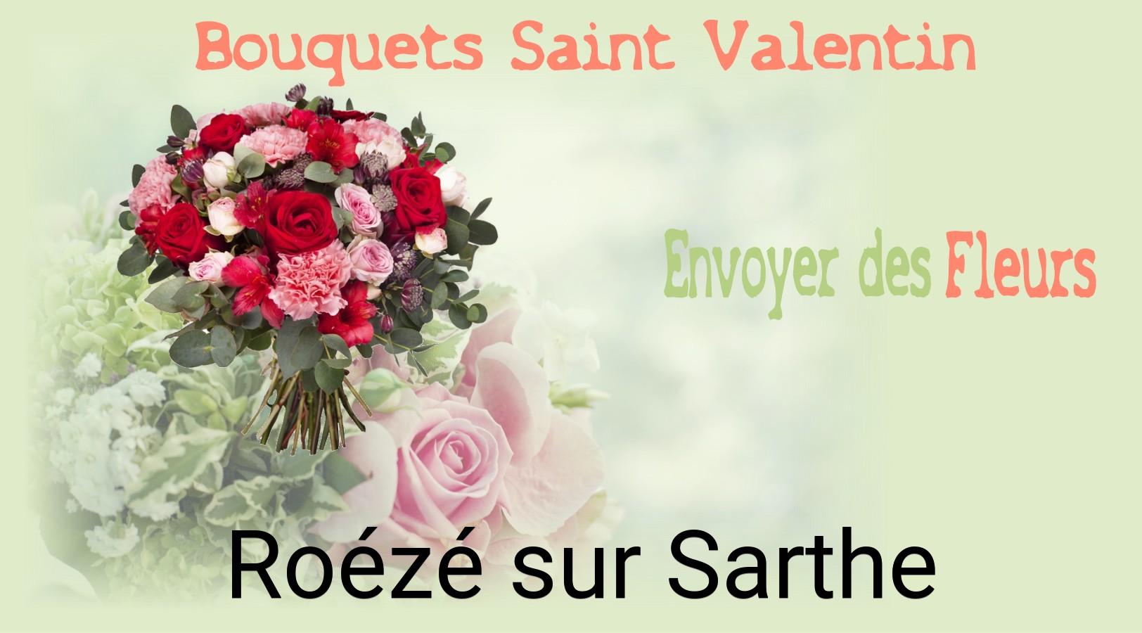 Roses de Saint-Valentin livrées à Roézé-sur-Sarthe